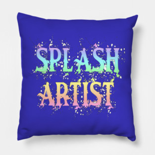 Splash Artist Graffiti Pillow