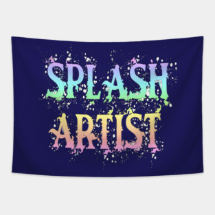 Splash Artist Graffiti Tapestry