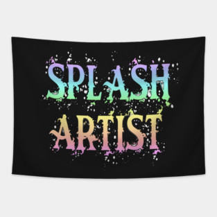 Splash Artist Graffiti Tapestry