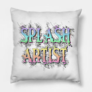 Splash Artist Graffiti Meme Pillow