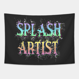 Splash Artist Graffiti Meme Tapestry