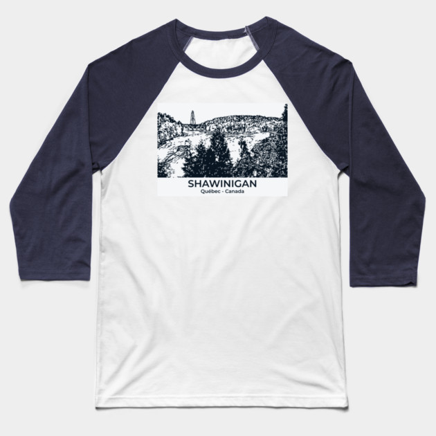 Shawinigan - Québec Baseball T-Shirt by Lakeric