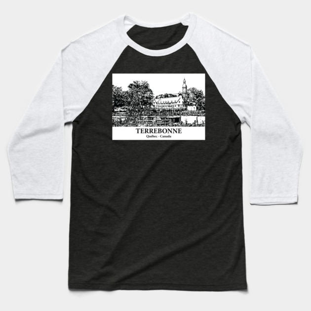 Terrebonne - Québec Baseball T-Shirt by Lakeric