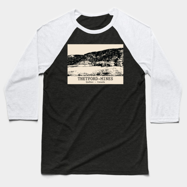 Thetford Mines - Québec Baseball T-Shirt by Lakeric