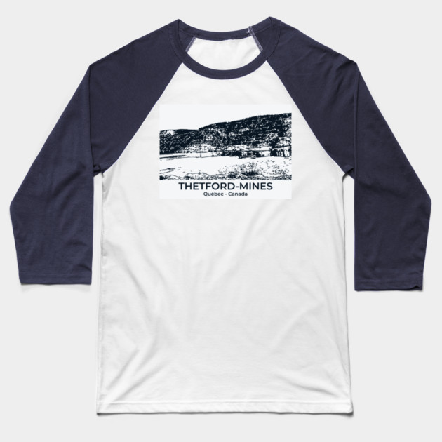 Thetford Mines - Québec Baseball T-Shirt by Lakeric