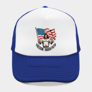 Breaking Chains Freedom Through Faith Jesus And Liberty Hat