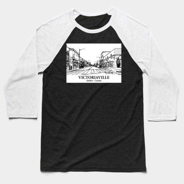 Victoriaville - Québec Baseball T-Shirt by Lakeric