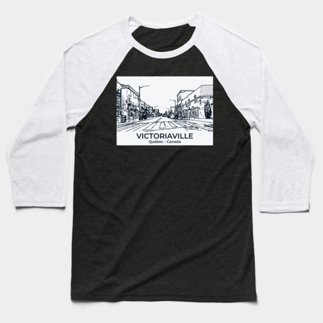 Victoriaville - Québec Baseball T-Shirt by Lakeric