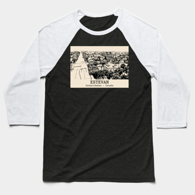Estevan - Saskatchewan Baseball T-Shirt by Lakeric