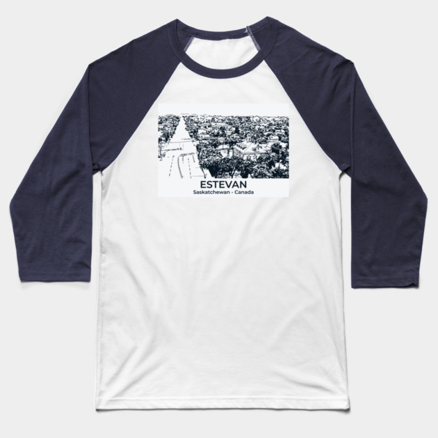 Estevan - Saskatchewan Baseball T-Shirt by Lakeric