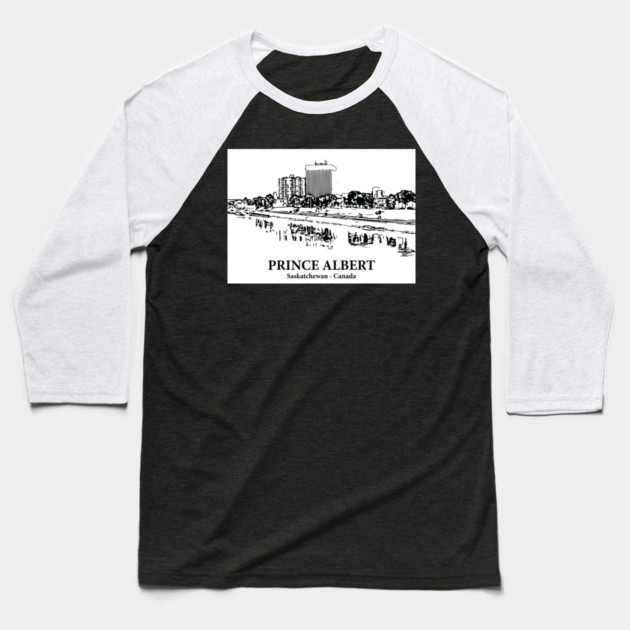 Prince Albert - Saskatchewan Baseball T-Shirt by Lakeric