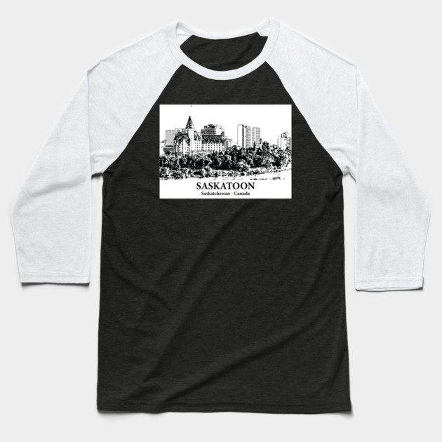 Saskatoon - Saskatchewan Baseball T-Shirt by Lakeric