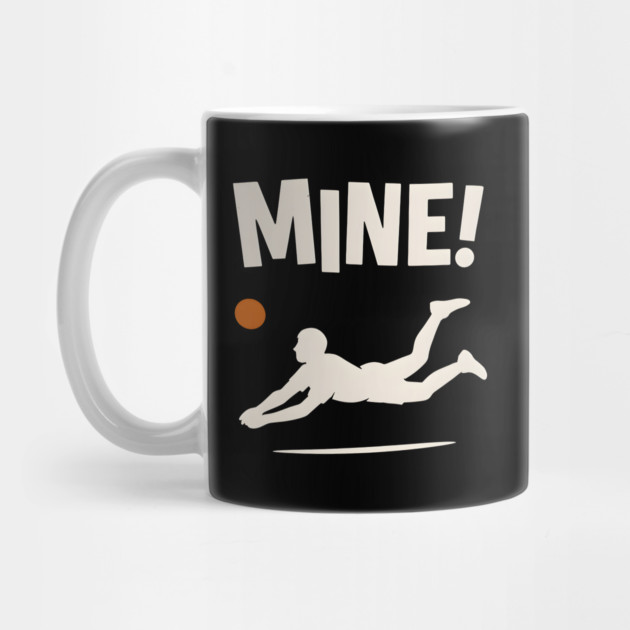 Mine Volleyball Diving Player Funny Sports Graphic by MakerMind8.2