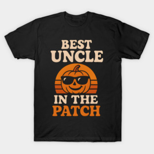 Best Uncle in the Patch Pumpkin Halloween Family Graphic T-Shirt