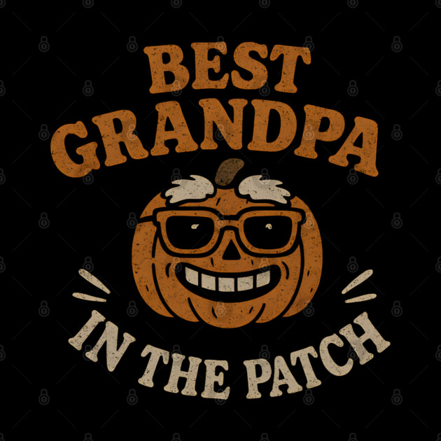 Best Grandpa in the Patch Pumpkin Halloween Family Graphic by MakerMind8.2