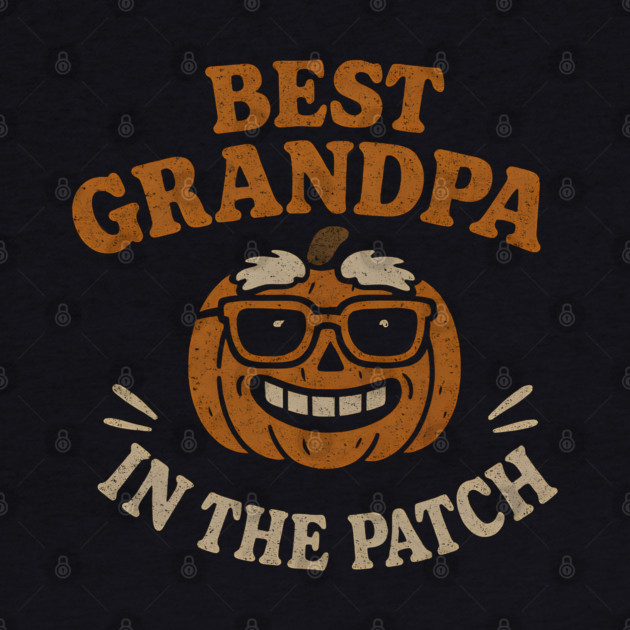 Best Grandpa in the Patch Pumpkin Halloween Family Graphic by MakerMind8.2