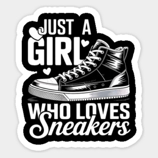 Just a Girl Who Loves Sneakers Magnet
