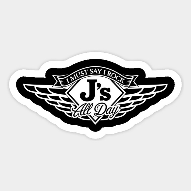 I Rock J's All Day Magnet by UrbanLifeApparel