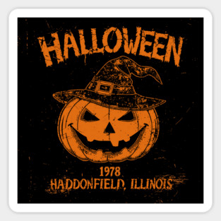 Halloween 1978 Holiday Spooky Pumpkin Haddonfield Sticker
