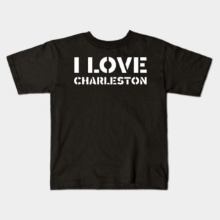 i love charleston Kids T-Shirt