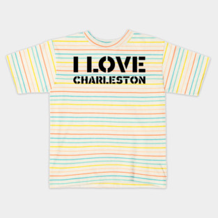 i love charleston Kids T-Shirt
