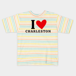 i love charleston Kids T-Shirt