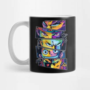 One Piece x Anime Legends Eyes Pop Art Mug