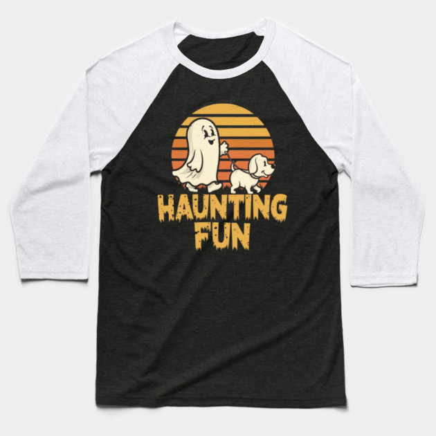 Haunting Fun Baseball T-Shirt by Fauzi's Store