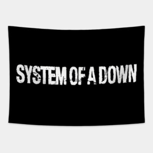 System Of A Down Vintage Alternative Metal Logo Tapestry