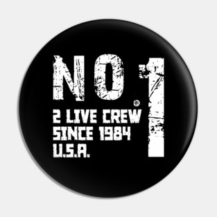 ZZ 2 Live Crew USA 1984 Music D5001 Pin