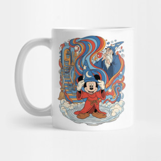 Fantasia Mickey Mouse Sorcerer’s Apprentice Retro Mug