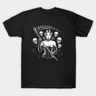 Gothic Warrior Woman T-Shirt