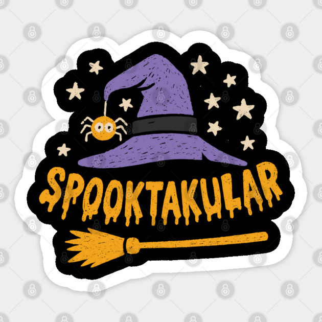 Spooktakular Halloween Party Pun Humor Sticker by Anticorporati