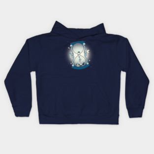 Hourglass cat Kids Hoodie