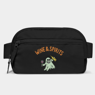Wine and Spirits Boozy Ghost Halloween Party Pun Bag