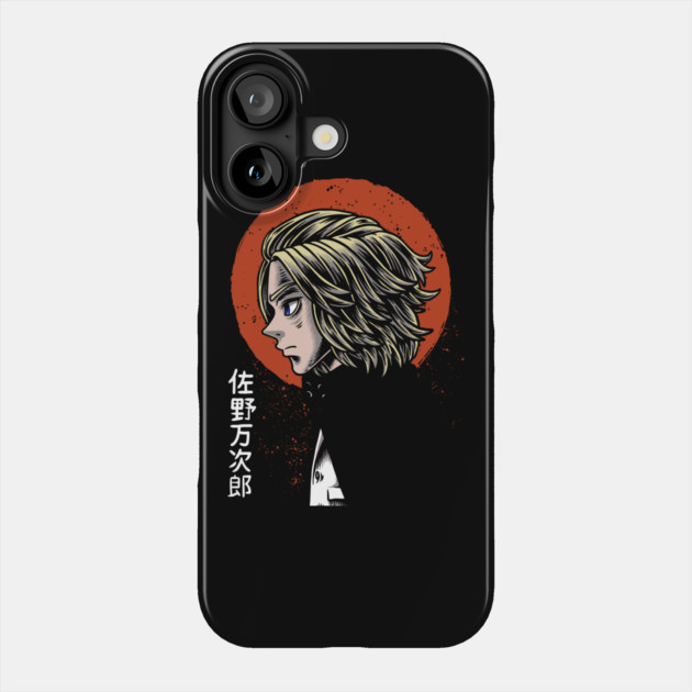 Mikey Tokyo Revengers Red Sun Portrait Phone Case by Otaku Vibes
