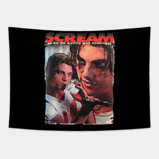 Billy Loomis Scream - matteo-micallef #1792 Tapestry