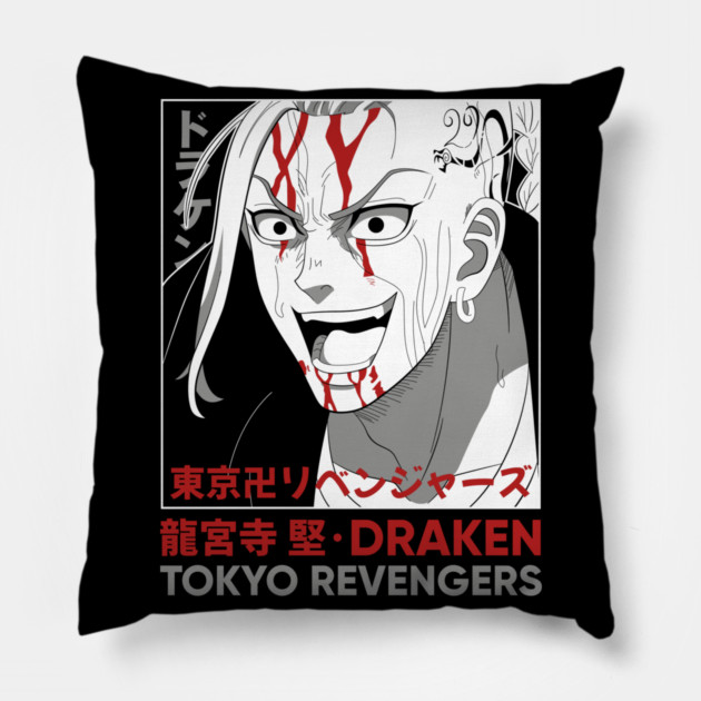 Tokyo Revengers - Draken Cool Art Pillow by Otaku Vibes