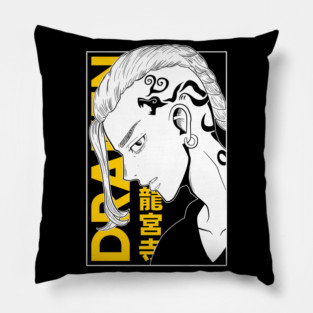 Draken Tokyo Revengers Yellow Manga Style Pillow