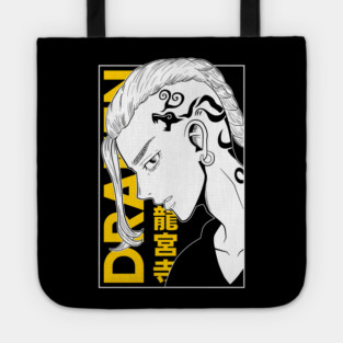Draken Tokyo Revengers Yellow Manga Style Tote