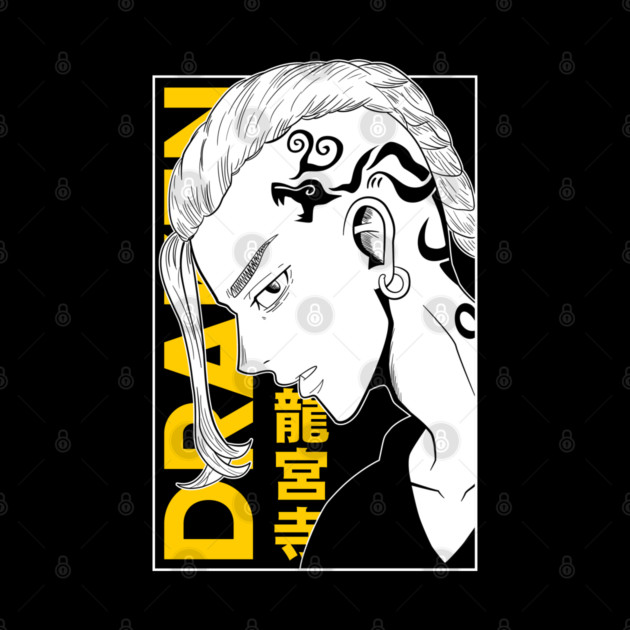 Draken Tokyo Revengers Yellow Manga Style by Otaku Vibes