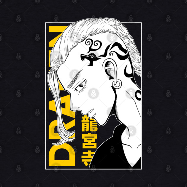 Draken Tokyo Revengers Yellow Manga Style by Otaku Vibes