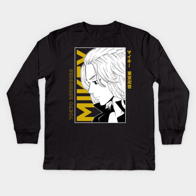 Tokyo Revengers - Mikey Manga Profile Kids Long Sleeve T-Shirt by Otaku Vibes