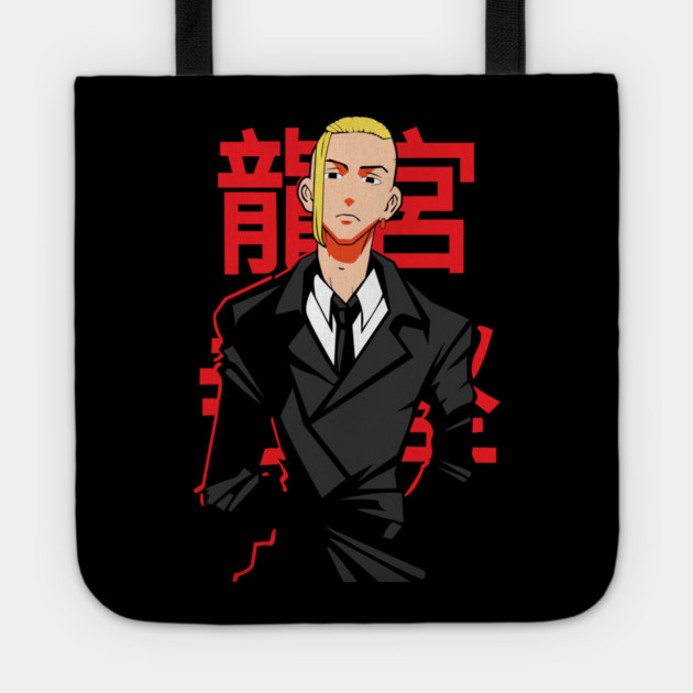 Tokyo Revengers - Draken Red Kanji Tote by Otaku Vibes