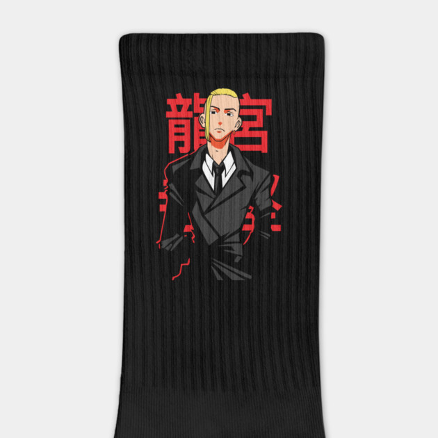 Tokyo Revengers - Draken Red Kanji by Otaku Vibes