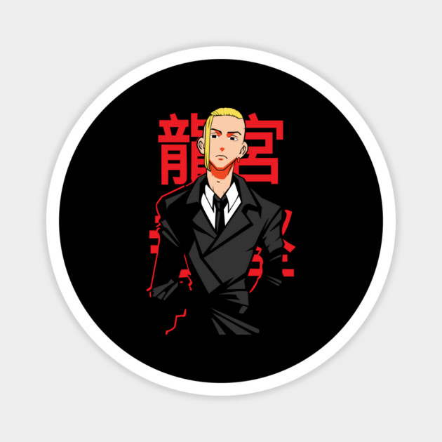 Tokyo Revengers - Draken Red Kanji Magnet by Otaku Vibes