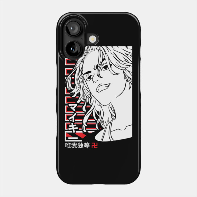 Tokyo Revengers - Mikey Red Grid Phone Case by Otaku Vibes