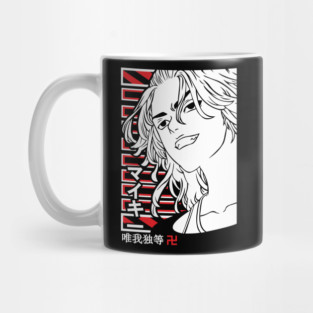 Tokyo Revengers - Mikey Red Grid Mug