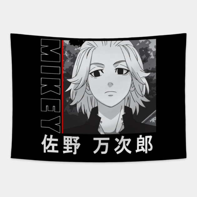 Tokyo Revengers - Mikey Anime Look Tapestry by Otaku Vibes
