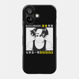 Shinichiro Tokyo Revengers Black Dragon Phone Case